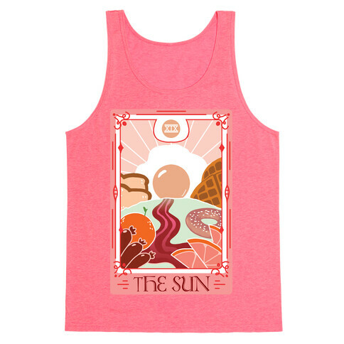 The Sun Breakfast Tarot Tank Top