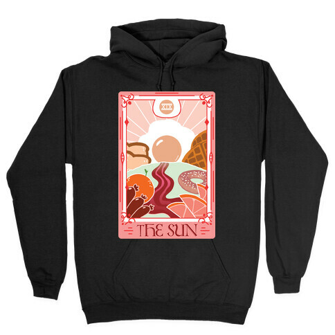 The Sun Breakfast Tarot Hooded Sweatshirt