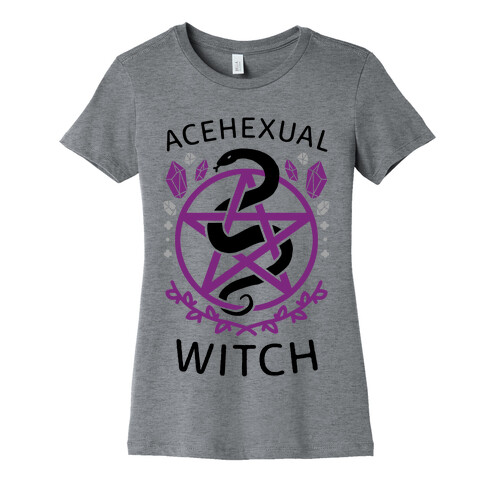 Acehexual Witch Womens T-Shirt