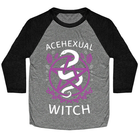 Acehexual Witch Baseball Tee