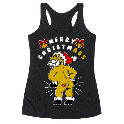 Merry ChristmAss Racerback Tank Top