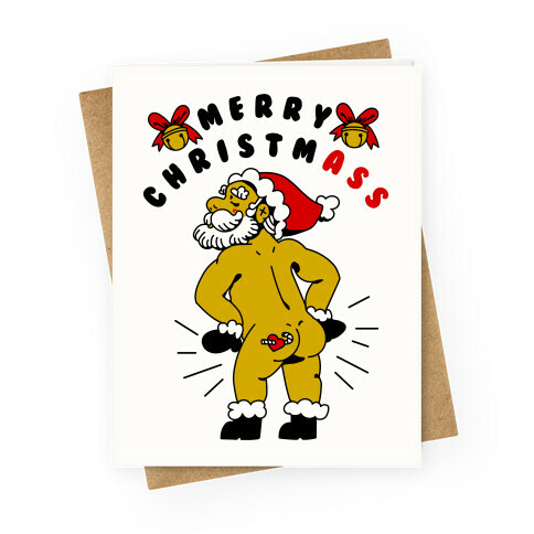 Merry ChristmAss Greeting Card