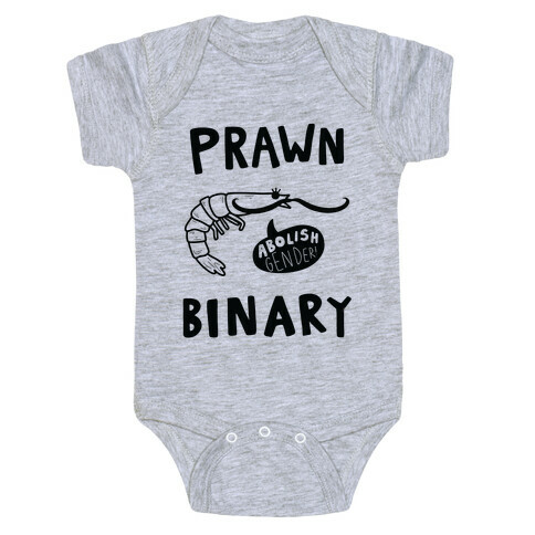 Prawn-Binary Baby One-Piece