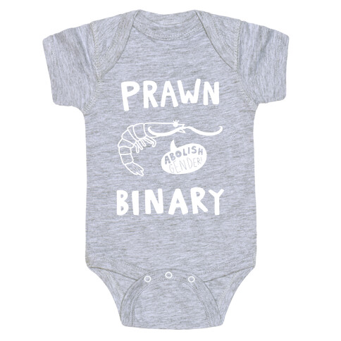 Prawn-Binary Baby One-Piece