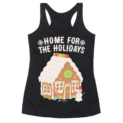 Home For The Holidays Gingerbread Racerback Tank Top