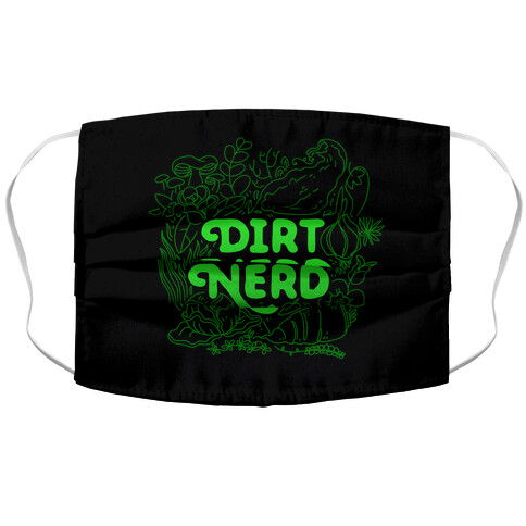 Dirt Nerd Accordion Face Mask