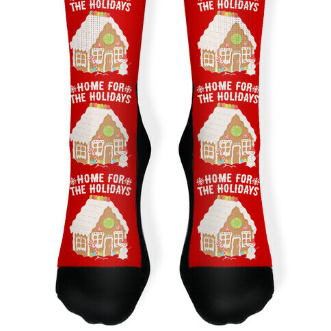 Home For The Holidays Gingerbread Sock
