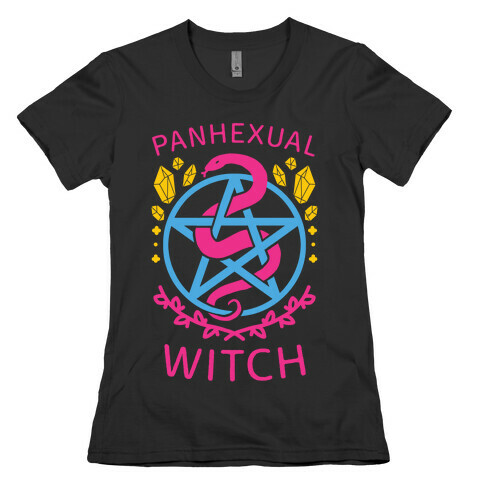 Panhexual Witch Womens T-Shirt
