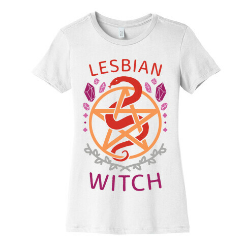 Lesbian Witch Womens T-Shirt