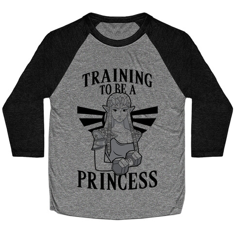 Training To Be A Princess Baseball Tee