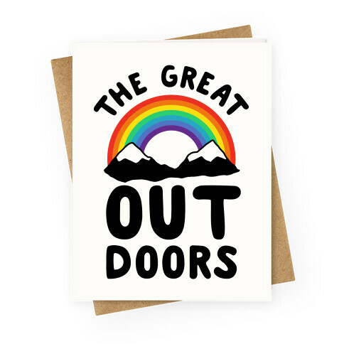 The Great OUT Doors Greeting Card