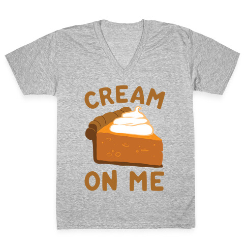 Cream On Me V-Neck Tee Shirt