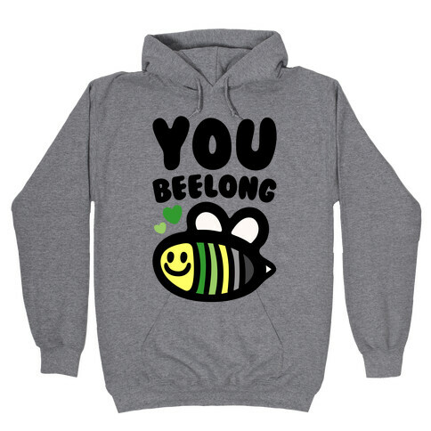 Bee Yourself Aromantic Pride Hooded Sweatshirt