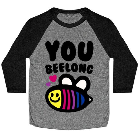 You Belong Bisexual Pride Baseball Tee