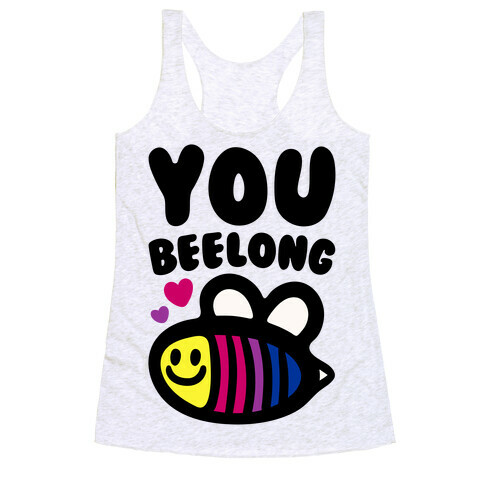 You Belong Bisexual Pride Racerback Tank Top