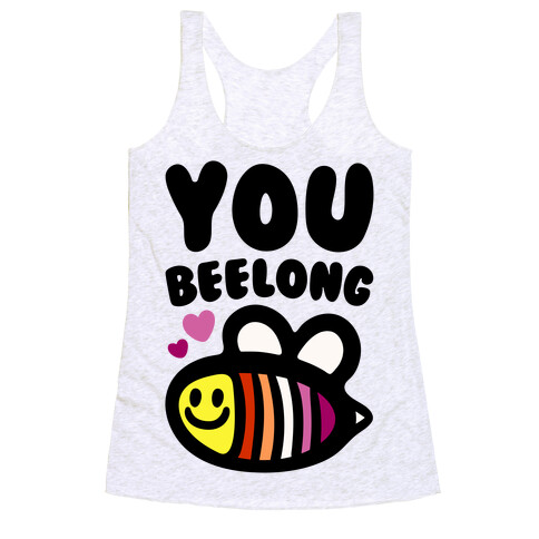 You Belong Lesbian Pride Racerback Tank Top