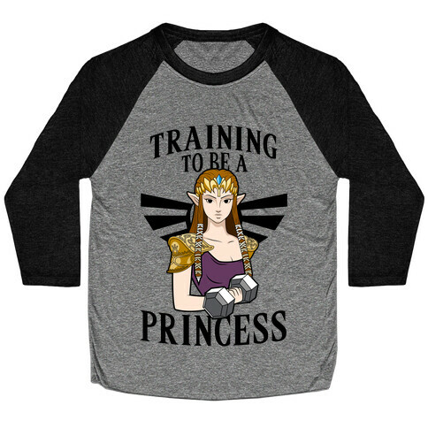 Training To Be A Princess Baseball Tee