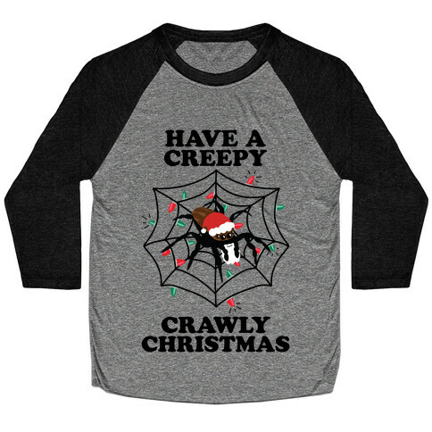 Have a Creepy Crawly Christmas Baseball Tee