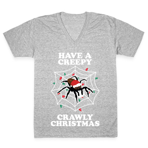 Have a Creepy Crawly Christmas V-Neck Tee Shirt
