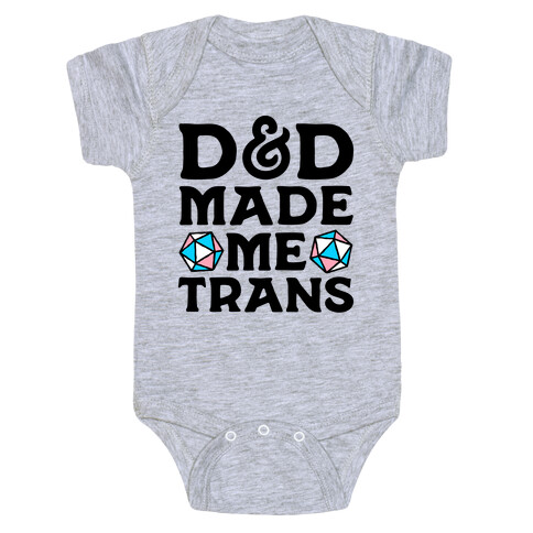 D&D Made Me Trans Baby One-Piece