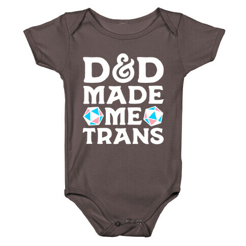 D&D Made Me Trans Baby One-Piece