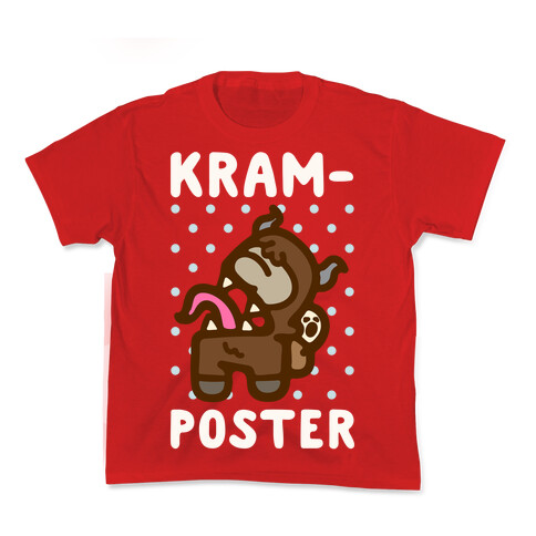 Kram-Poster White Print Kids T-Shirt