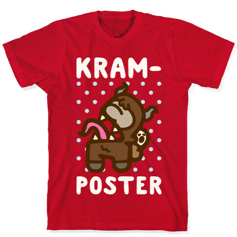 Kram-Poster White Print T-Shirt