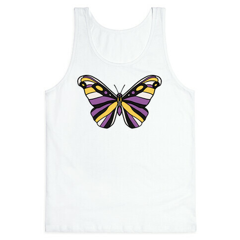 Non-binary Butterfly Tank Top