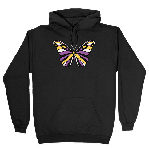 Non-binary Butterfly Hooded Sweatshirt