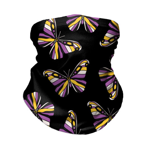 Non-binary Butterfly Neck Gaiter