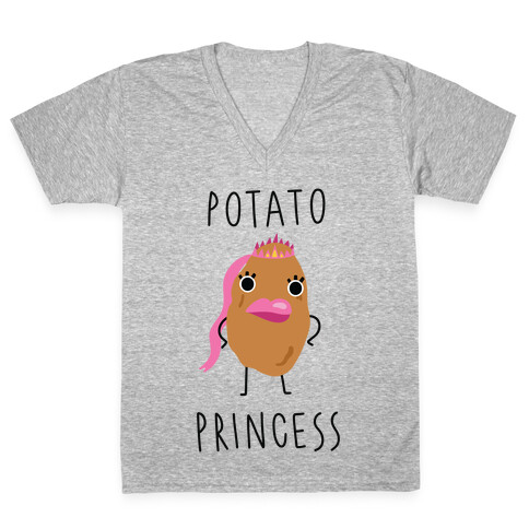 Potato Princess V-Neck Tee Shirt