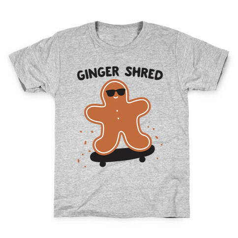 Ginger Shred Skateboarding Kids T-Shirt