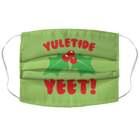 Yuletide Yeet Accordion Face Mask