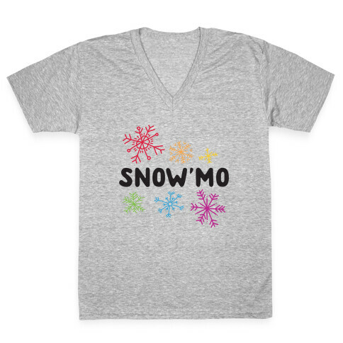 Snow'mo V-Neck Tee Shirt