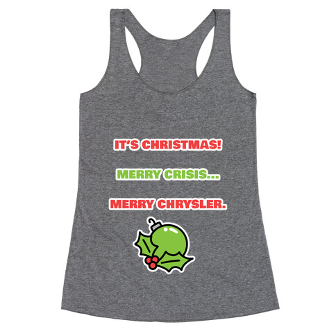 Merry Chrysler Racerback Tank Top