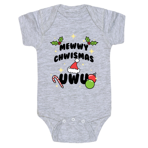 Mewwy Chwismas UwU Baby One-Piece