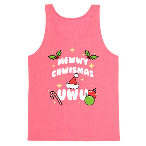 Mewwy Chwismas UwU Tank Top