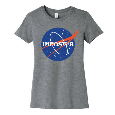 Imposter Nasa Logo Parody Womens T-Shirt