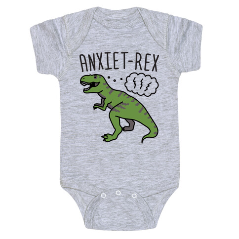 AnxieT-Rex Anxious Dinosaur Baby One-Piece