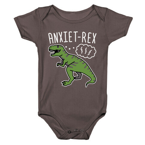 AnxieT-Rex Anxious Dinosaur Baby One-Piece