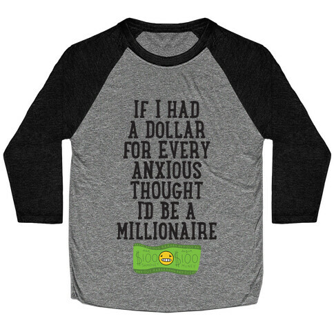 Anxious Millionaire Baseball Tee