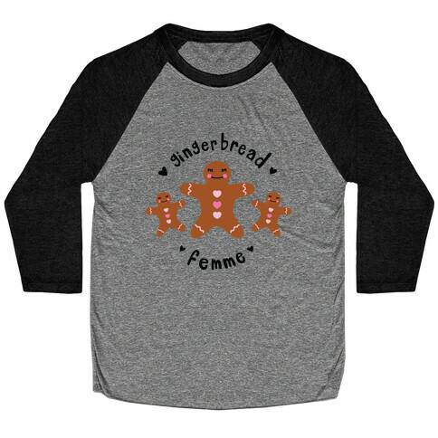 Gingerbread Femme Baseball Tee