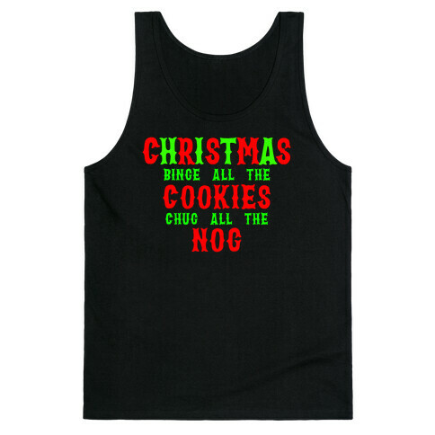 Christmas Cookies N' Nog Tank Top
