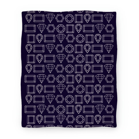 Jewel Outline Pattern Blanket