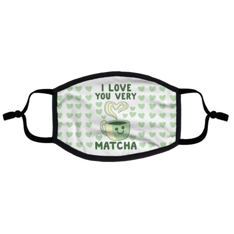 I Love You Very Matcha Flat Face Mask