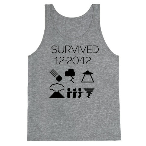 I Survived 12/20/12 Tank Top