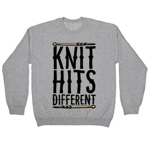 Knit Hits Different  Pullover