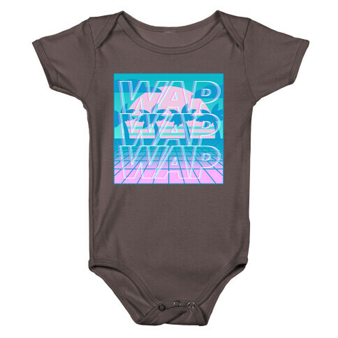 Vaporwave WAP  Baby One-Piece