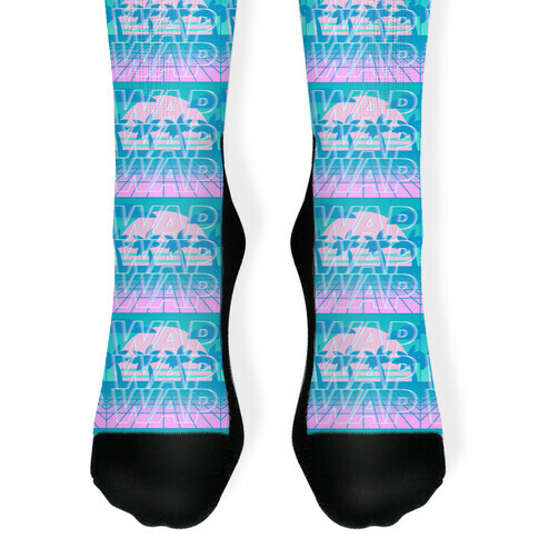 Vaporwave WAP Sock