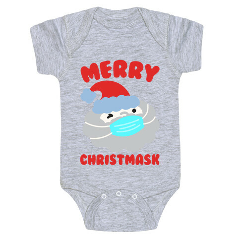 Merry Christmask Baby One-Piece